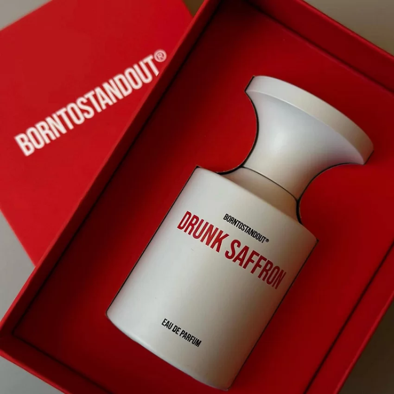 Borntostandout Drunk Saffron EDP – Hương thơm quyến rũ, đậm đà từ quả mận và rượu cognac